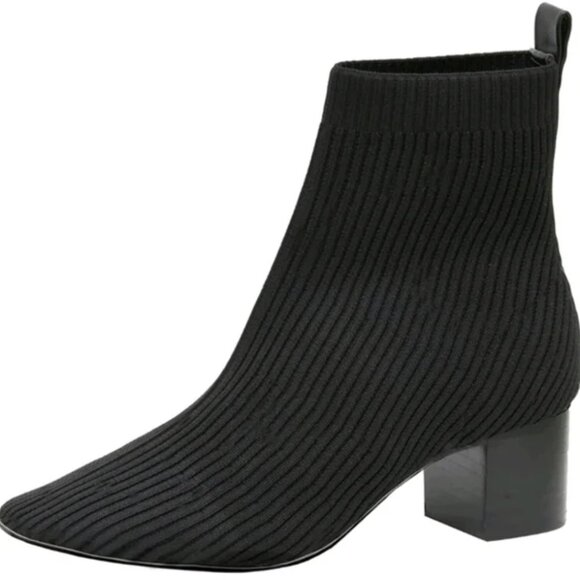 Joie X Revolve size 8 Neely Knit stretchy block sock ankle heeled bootie - Picture 1 of 1
